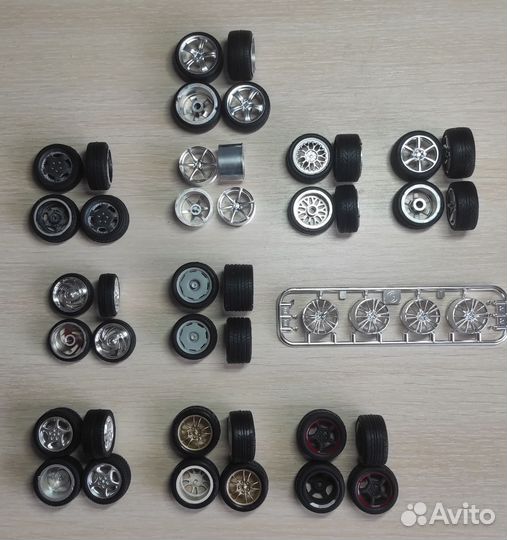 Колеса для моделей авто 1:24