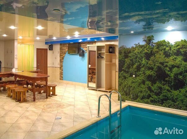 Сауна с бассейном