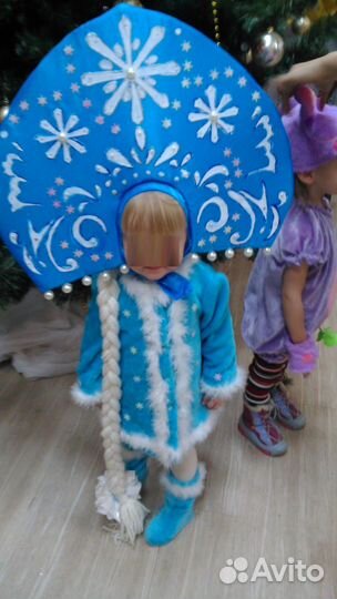 Новогодний костюм Маши / Снегурочки на 2-4 года