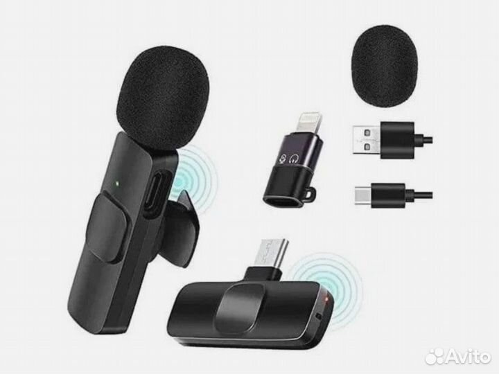 Микрофон петличный беспроводной