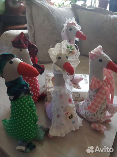 Гусь кукла тильда