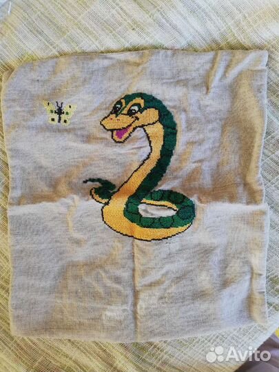 Наволочка декоративная лен