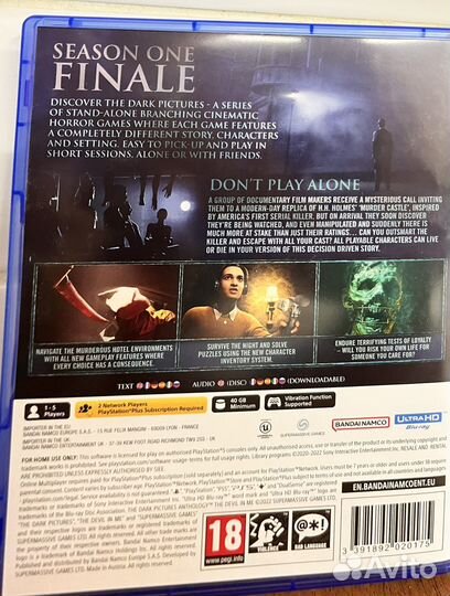 The dark pictures devil in me ps5