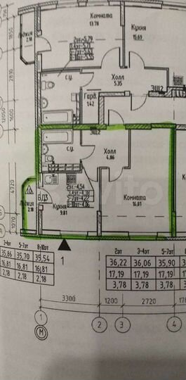 1-к. квартира, 36,6 м², 10/10 эт.