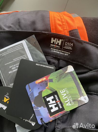 Helly hansen #77422 рабочие брюки 52/54