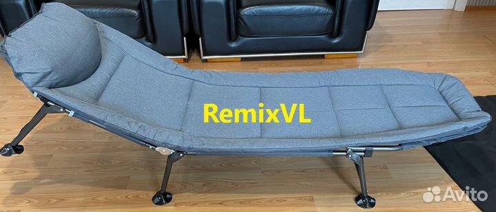 Раскладушка лежанка пляжная кровать походная Видео