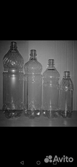 Пэт бутылка 0.5л, 1,0л, 1,5л, 2,0л, 5,0л
