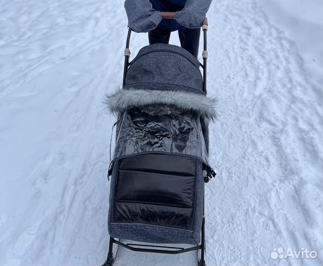 Коляска санки