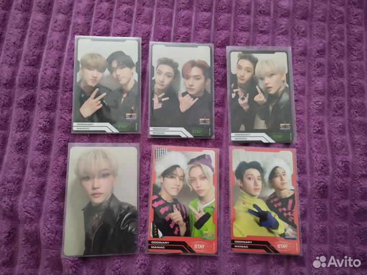 Официальные карты kpop stray kids bts