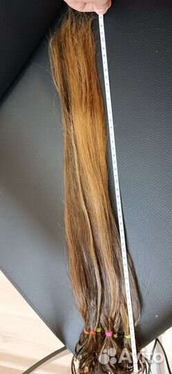 Волосы для наращивания 50 см бу