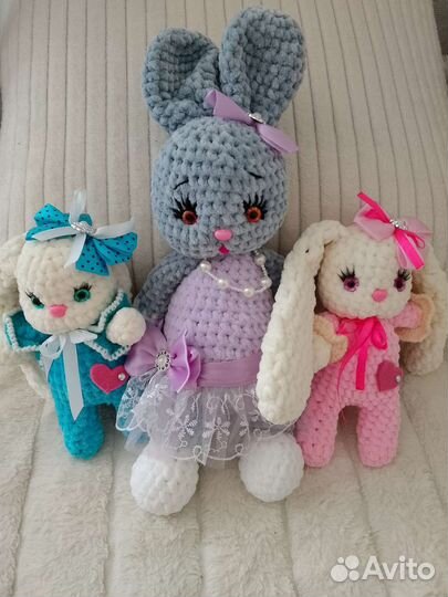 Вязаные игрушки ручной работы
