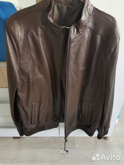 Кожаная куртка мужская