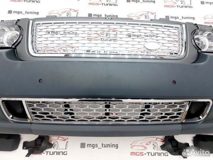 Бампер + фары Land Rover Range Rover