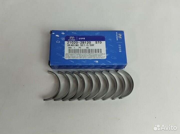 Вкладыш коренной G4FD, G4FC, G4FA стд комплект