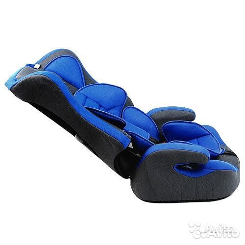 Автокресло Мишутка от 1 до 12 лет (9-36) синее