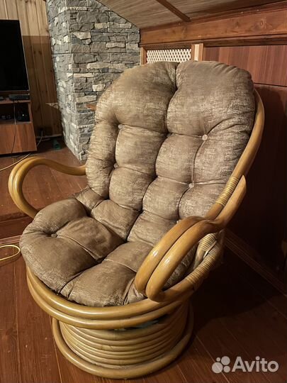 Кресло-качалка вращающееся Double Pole (Дабл Поул)