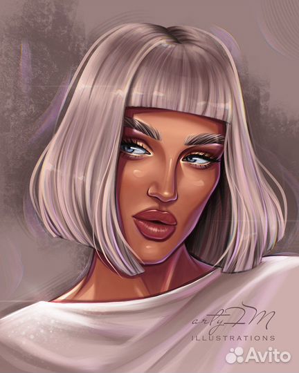 Портрет/логотип/аватарка/стикеры по фото на заказ