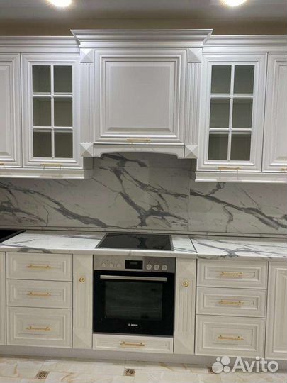 Кухонная гарнитура мебель на заказ артикул qr4-042