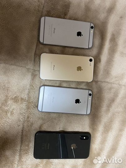 2 iPhone 6, iPhone 7 и iPhone X 256gb