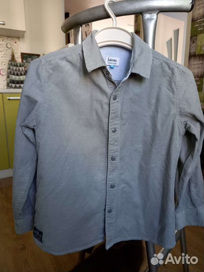 Рубашка вельветовая