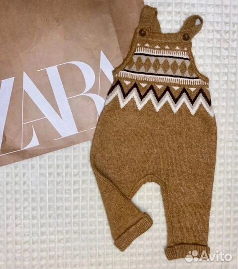 Zara новый комбинезон 80
