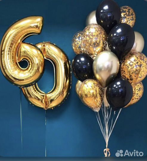 Подарок на день рождения, шарики