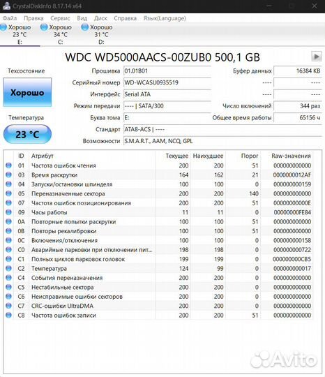 Жёсткие диски (hdd) 320/500 Gb