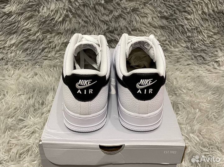 Nike Air Force 1 White Black Оригинал