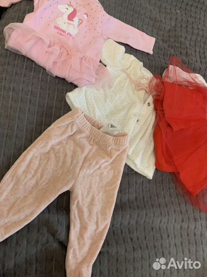 Детские вещи пакетом для девочек 62-68