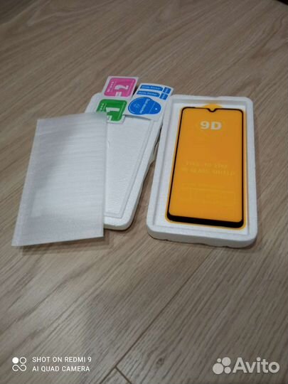 Защитное стекло на Xiaomi Mi A3 9D