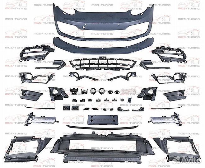 Бампер Porsche Panamera в стиле GTS 21+