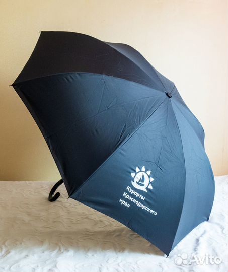 Зонт трость обратного сложения, брендовый