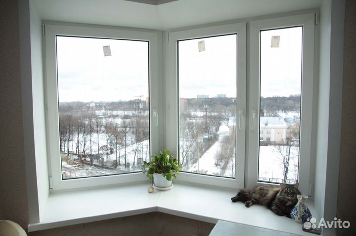 Окна пвх 1300 x 1400 мм