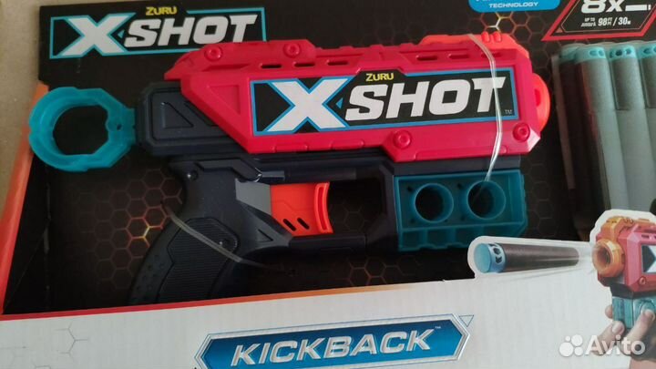 Бластер с пулями xshot zuru kickback новый