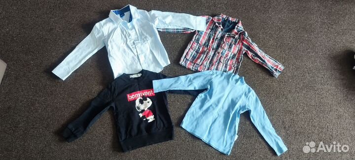 Вещи пакетом на мальчика 98 104