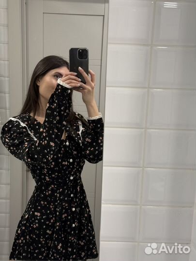 Платье цветочное