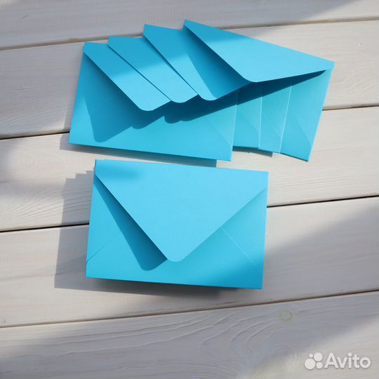 Конверты цветные А6