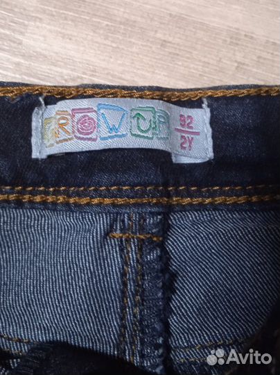 Джинсы для девочки 92