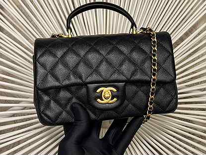 Сумка Chanel Mini Flap из зернистой кожи