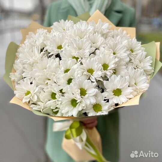 Букет из хризантем