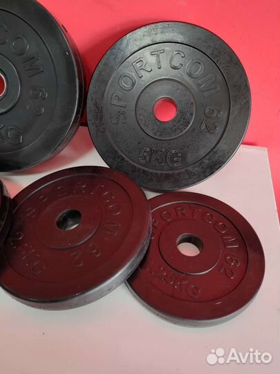 Спортивные диски на штангу или гантели