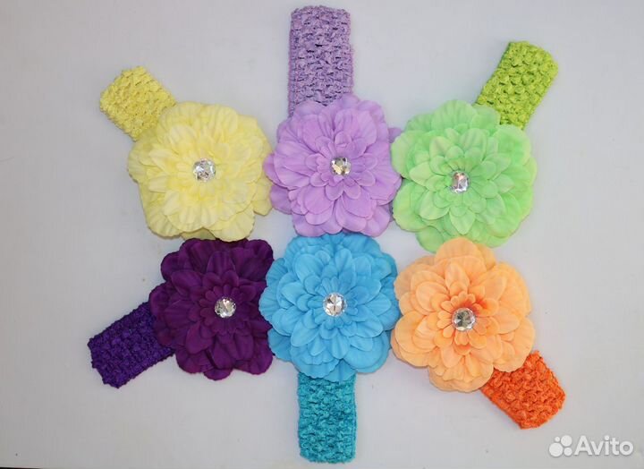 Новые повязки с цветами пионы