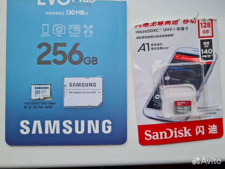 Карта памяти micro sd 128 samsung