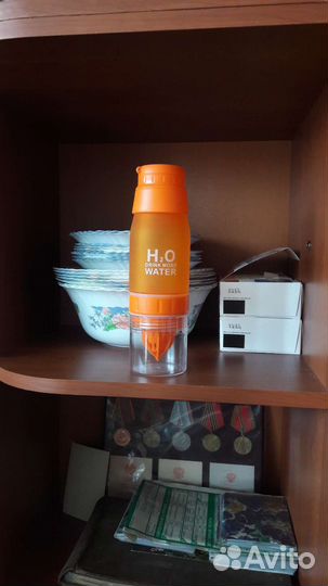 Новая Бутылочка для воды с соковыжималкой