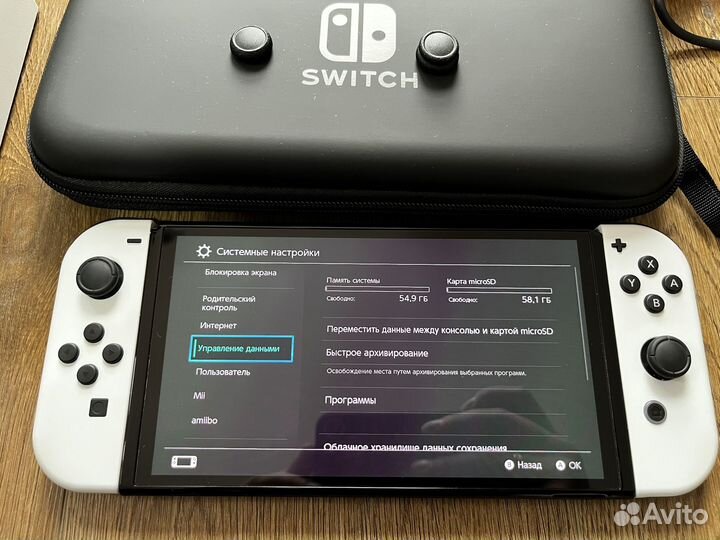 Nintendo switch oled + 64 gb