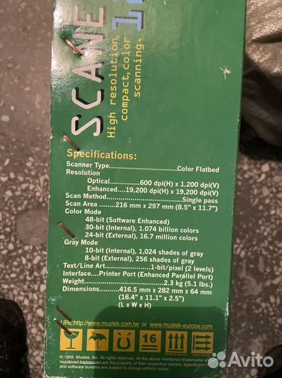 Сканер Mustek 1200 CP+