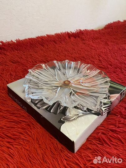 Хрустальная салатница, новая