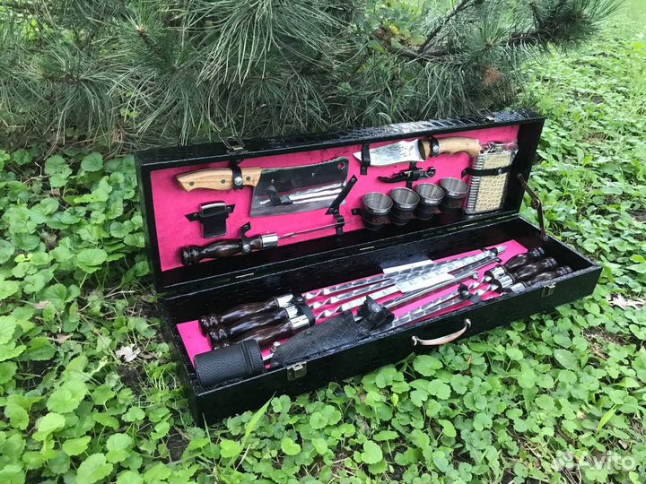 Подарочный шашлычный набор для пикника classic