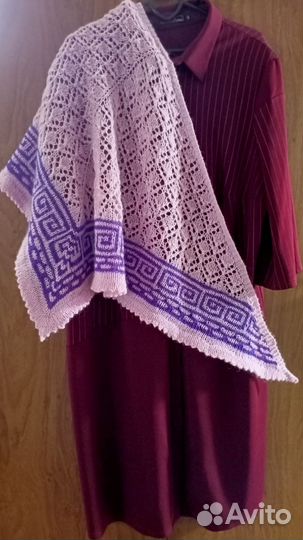 Шаль ручная работа