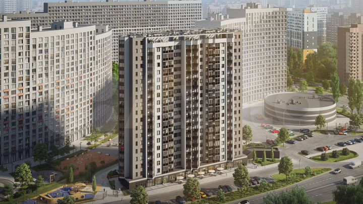 2-к. квартира, 50,6 м², 11/19 эт.